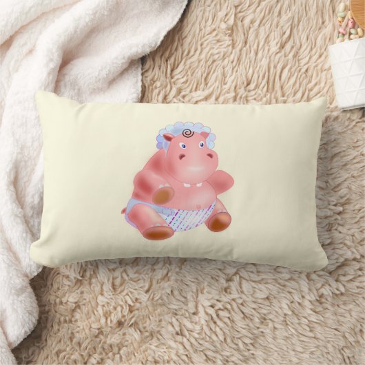Happy Baby Hippo Pillow Kussen (Deken)