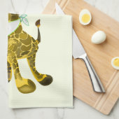 Happy Baby keukenhanddoek - Aangepaste kleuren (Quarter Fold)