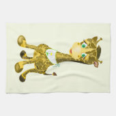 Happy Baby keukenhanddoek - Aangepaste kleuren (Horizontaal)