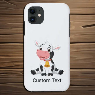 Happy Baby Koe Hoesje-Mate iPhone Case