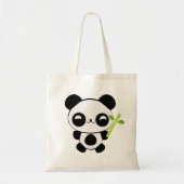 Happy Baby Panda Canvas tas (Voorkant)