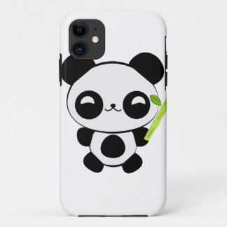 Happy Baby Panda iPhone Case