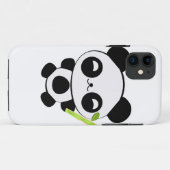 Happy Baby Panda iPhone Case (Achterkant (horizontaal))