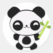 Happy Baby Panda Stickers (Voorkant)