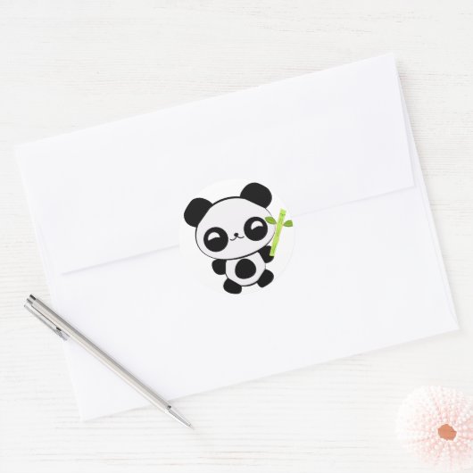 Happy Baby Panda Stickers (Envelop)