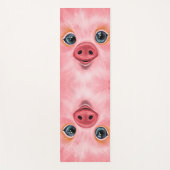 Happy Baby Pig Funny Yoga Mat - Glimlach (Voorkant)