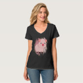Happy Baby Piggy National Pig Day T-shirt (Voorkant volledig)