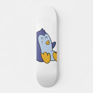 Happy Baby pinguin   achtergrondkleur kiezen Persoonlijk Skateboard