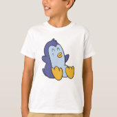 Happy Baby pinguin | achtergrondkleur kiezen T-shirt (Voorkant)