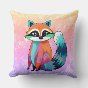 Happy Baby Raccoon Kussen