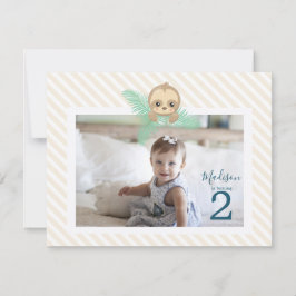 Happy Baby Sloth 2e verjaardag Kaart