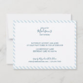 Happy Baby Sloth 2e verjaardag Kaart (Achterkant)