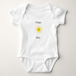 Happy Baby Smiling Sun One Piece Romper