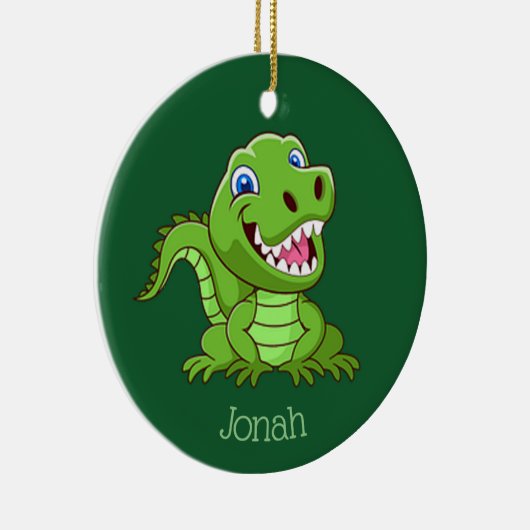 Happy Baby T-Rex Dinosaur Ornament (Rechts)