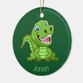 Happy Baby T-Rex Dinosaur Ornament (Links)