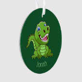 Happy Baby T-Rex Dinosaur Ornament (voorkant)