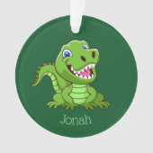 Happy Baby T-Rex Dinosaur Ornament (voorkant)