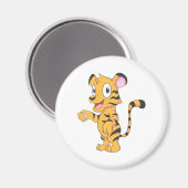 Happy Baby Tiger Cub Magneet (Voorkant / Achterkant)