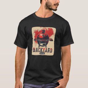 Happy Backyard BBQ voor rundvlees en ribben Seizoe T-shirt