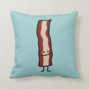 Happy Bacon Smirk Classic Design Kussen