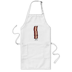 Happy Bacon Smirk Classic Design Lang Schort