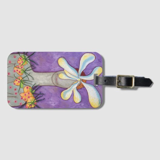 happy bagagelabel (Voorkant (horizontaal))