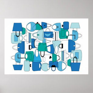 Happy Bags afdrukken Poster