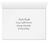 Happy Baisakhi, Cityscape Silhouette in India (Binenzijde Horizontaal (Onderkant))