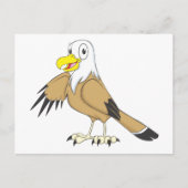 Happy Bald Eagle Briefkaart (Voorkant)