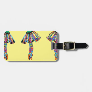 Happy Ballerina Bagagelabel