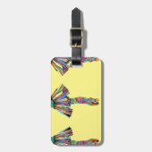 Happy Ballerina Bagagelabel (Voorkant verticaal)