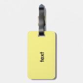 Happy Ballerina Bagagelabel (Achterkant verticaal)