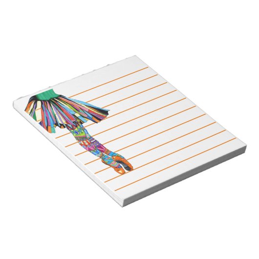 Happy Ballerina Notitieblok (Schuin)