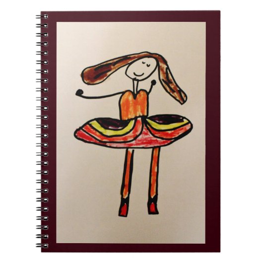 Happy Ballerina Notitieboek (Voorkant)