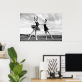 Happy ballerinas poster (Thuiskantoor)