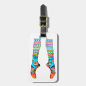 Happy Ballet label Bagagelabel (Voorkant verticaal)