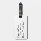 Happy Ballet label Bagagelabel (Achterkant verticaal)