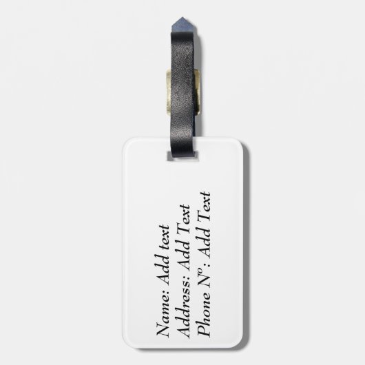 Happy Ballet label Bagagelabel (Achterkant verticaal)