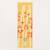 Happy Bamboo Zen Light Custom Monogram Yogamat (Achterkant)