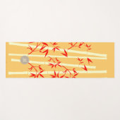 Happy Bamboo Zen Light Custom Monogram Yogamat (Voorkant (horizontaal))