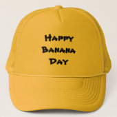 Happy Banana Day Trucker Pet (Voorkant)