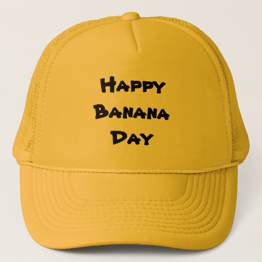 Happy Banana Day Trucker Pet (Voorkant)