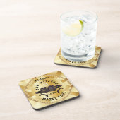 Happy Bar Mitzvah 20XX Gold Decoratief Bier Onderzetter (Rechterzijde)