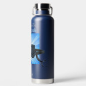 Happy Bar Mitzvah 20XX Tefillin Mazel Tov! Waterfles (Achterkant)