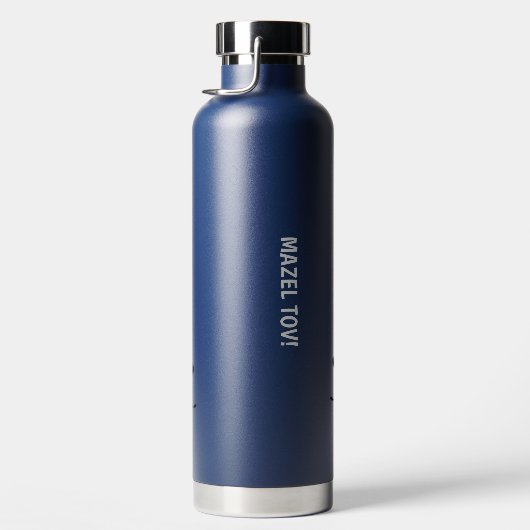 Happy Bar Mitzvah 20XX Tefillin Mazel Tov! Waterfles (Rechts)