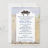 Happy Bar Mitzvah Jerusalem Kotel Tefillin Gold Kaart (Achterkant)