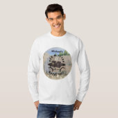 Happy Bar Mitzvah Jerusalem Kotel Westerne Muur T-shirt (Voorkant volledig)