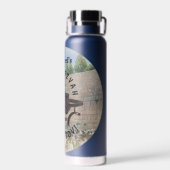 Happy Bar Mitzvah Jerusalem Kotel Westerne Muur Waterfles (Achterkant)