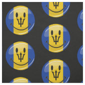 Happy Barbados-vlag Stof (Swatch)