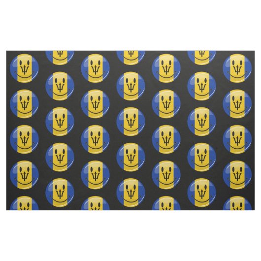 Happy Barbados-vlag Stof (Fat Quarter)